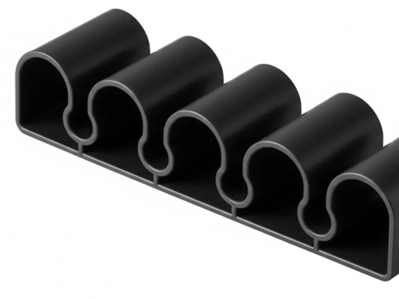 sujeta cable en acordeon