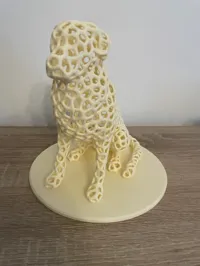Golden Retriever façon Voronoi (sans supports) — photo 3