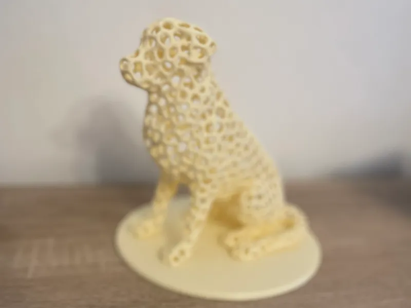 Voronoi Golden Retriever / no supports 