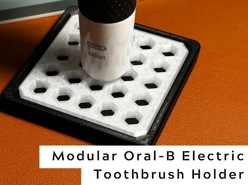 Modular Oral-B Electric Toothbrush Holder