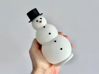 Snowman - glowing decoration, Christmas, Holidays