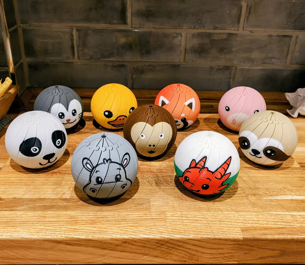 Welsh Dragon fidget ball - Free 3D Print Model - MakerWorld