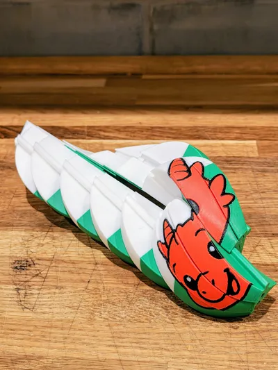 Welsh Dragon fidget ball - Free 3D Print Model - MakerWorld