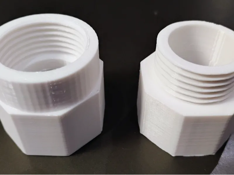 3/4" NPT to GHT (garden hose thread)
