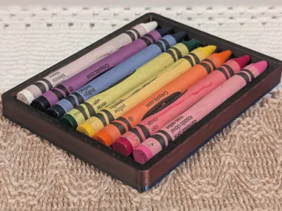 Crayon Tray for 8 Colors