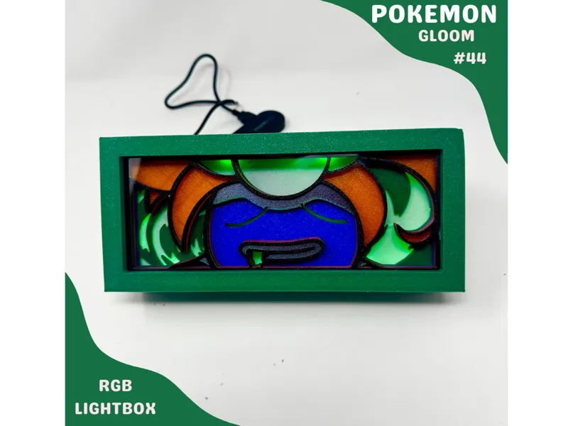 Gloom Pokemon  RGB Lightbox 