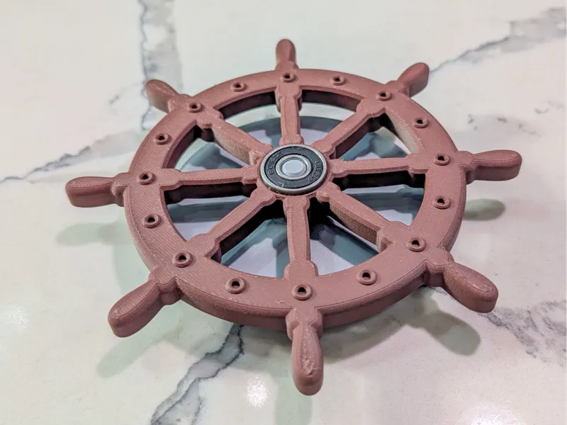 Boat Wheel Fidget / Bird Balance Toy