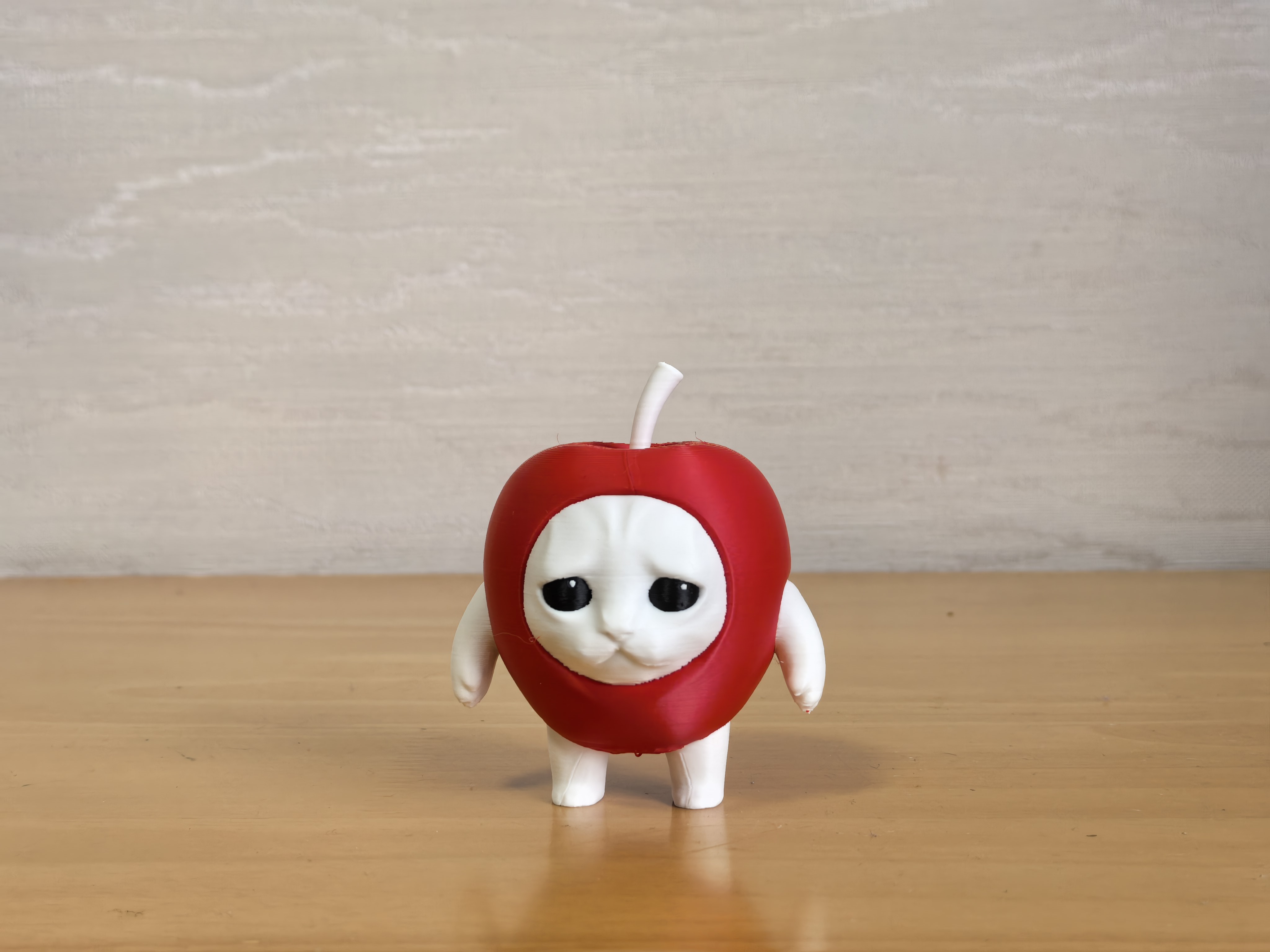 Apple Cat apple cat - Free 3D Print Model - MakerWorld