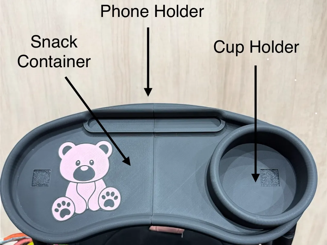 Baby Bear Tray by Derek1994 MakerWorld: Download Free 3D Models - 3D model önizlemesi