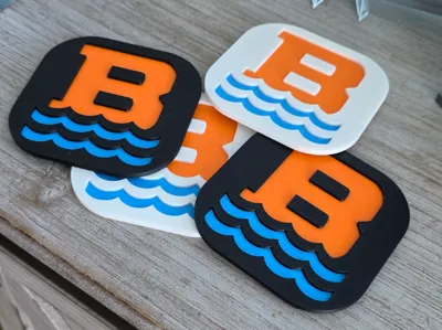 Chesapeake Baysox Baseball Team Drink Coasters