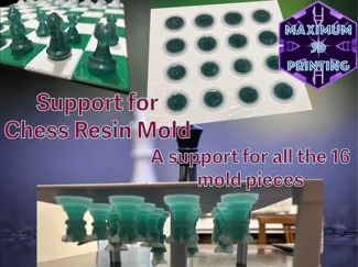 Chess Mold Resin Support