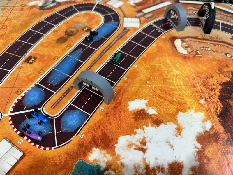 Heat Board Game - Heavy Rain track overlays