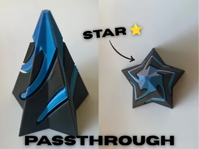 Star Spiral Passthrough Fidget
