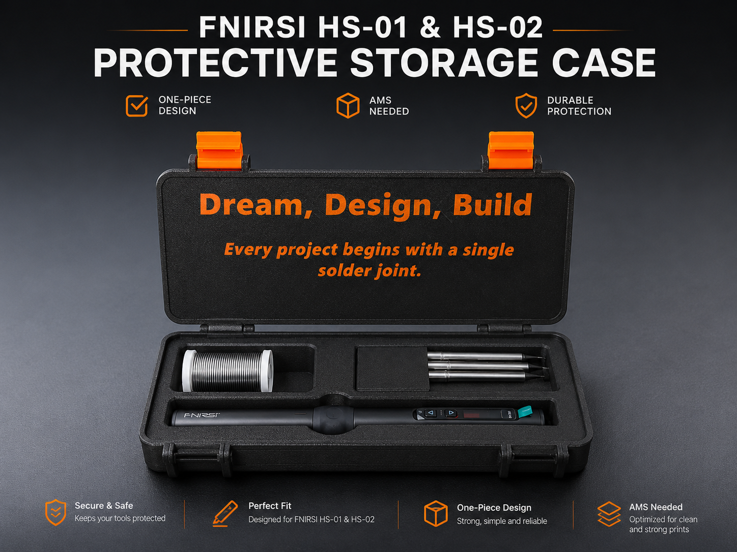 FNIRSI HS-01 & HS-02 Storage Case | AMS Required