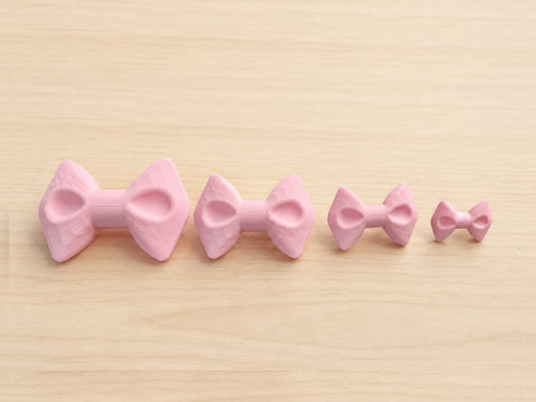 Multiple Size Snap-Fit Bows for Crochet Projects