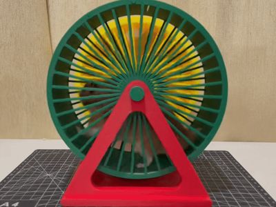 18cm Silent Hamster Wheel 2.0 | No Extra Parts Needed | No AMS Needed