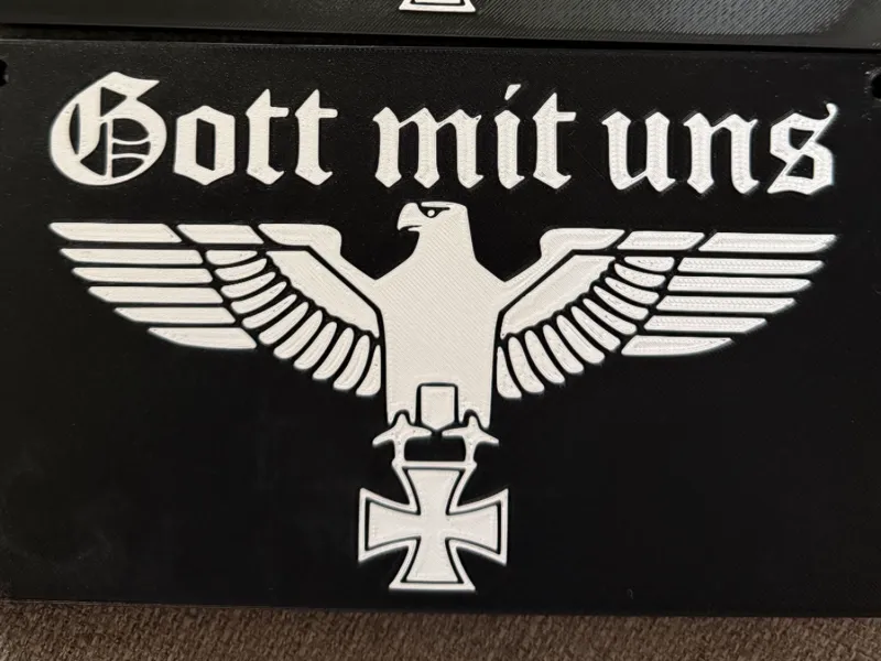 Wandschild Gott mit uns