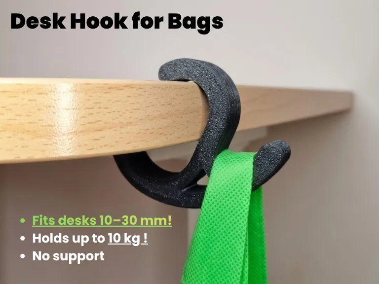 Desk Hook for Bags