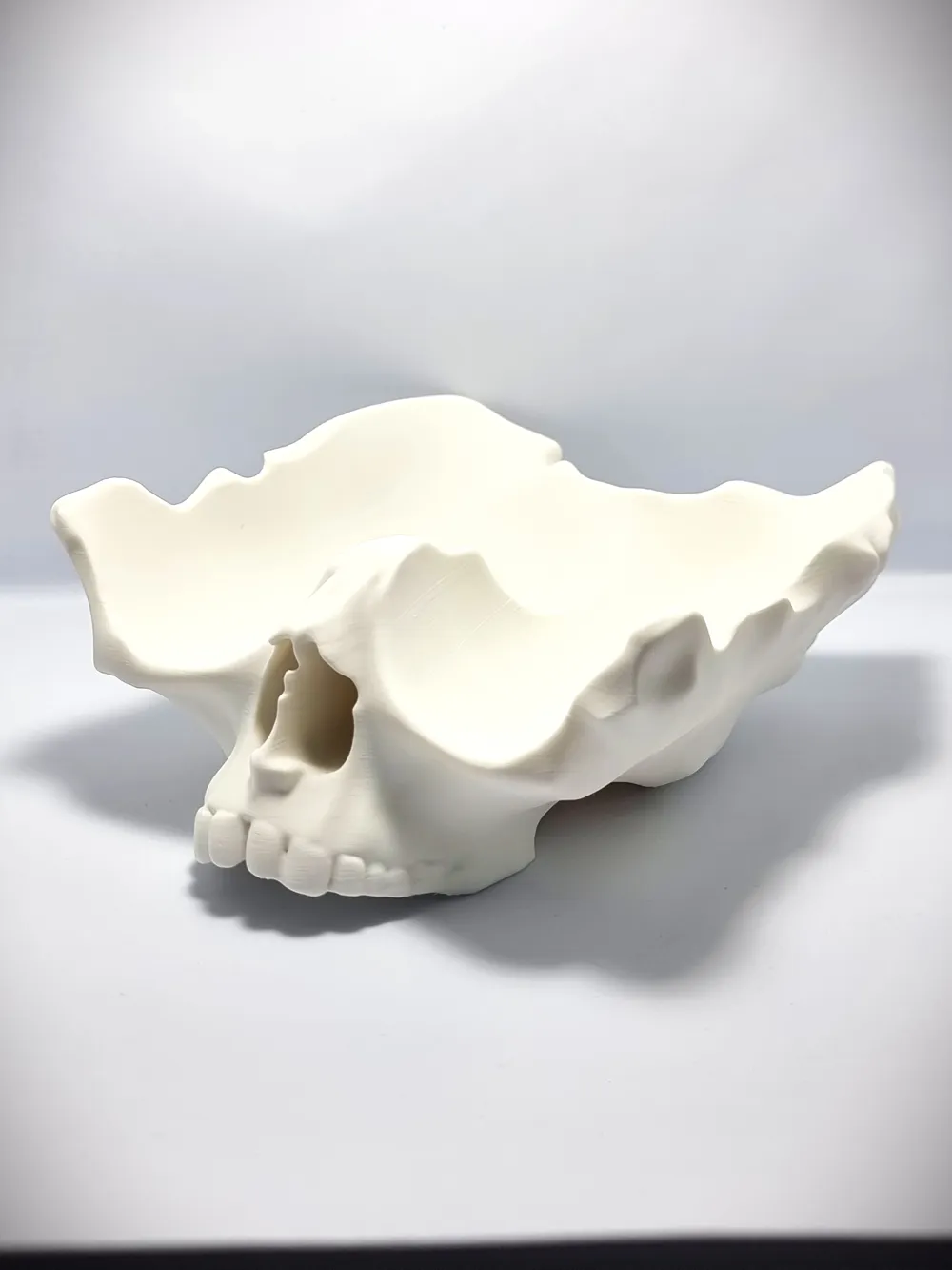 Skull Fruit Bowl by OverhangOverlord MakerWorld: Download Free 3D Models