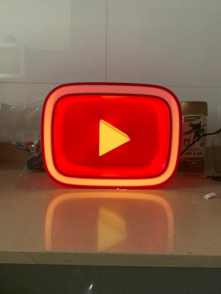 Youtube logo LED