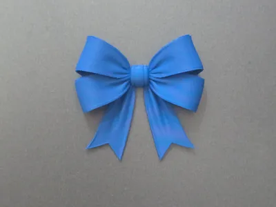 Elegant Navy Blue Magnetic Bow (with magnet)
