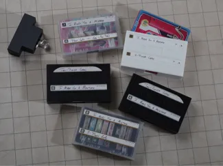 I Made You A Mixtape board game insert