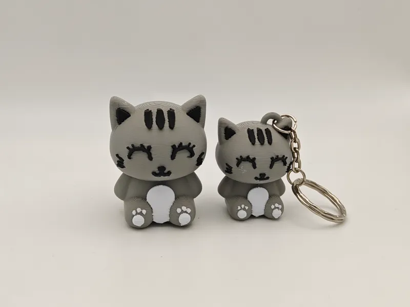Kittens chibi + keychain