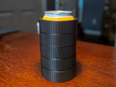 Hockey Puck Can Koozie