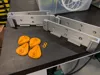 Two colors (sequential printing, single color change)
