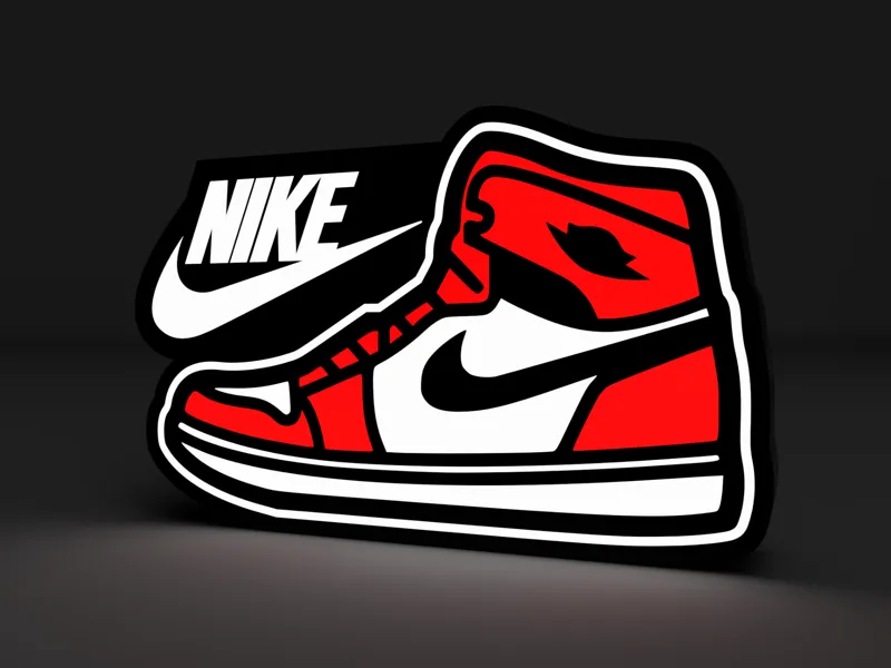 Nike sneaker Air Jordan 1 | Lightbox | LED Lamp
