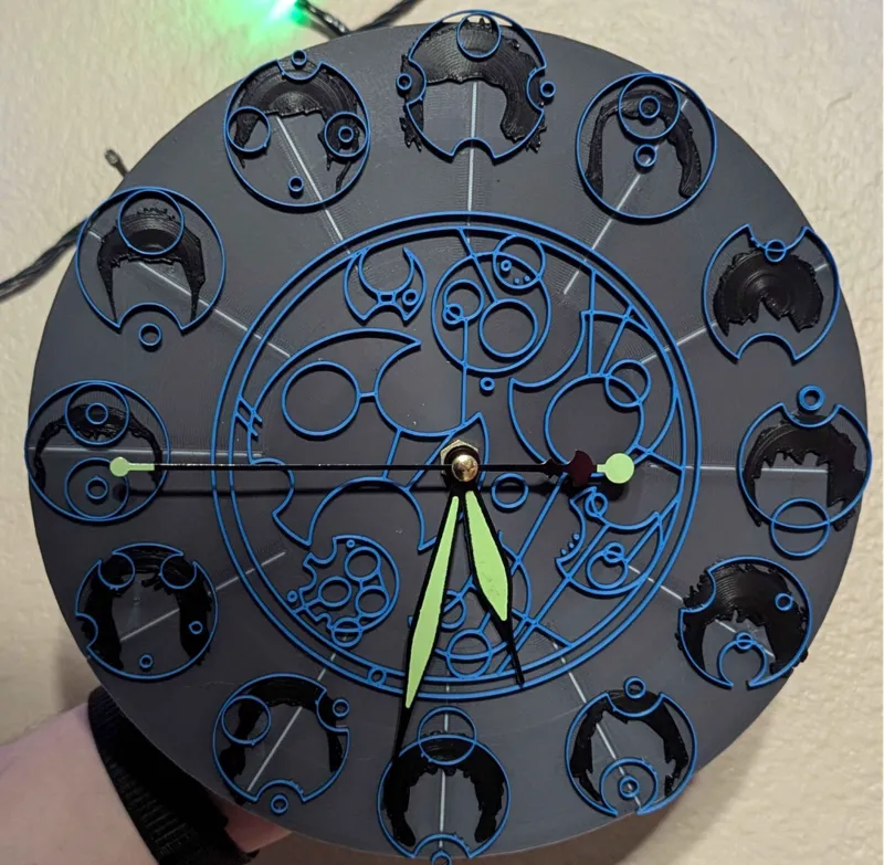 Timey Wimey Gallifreyan Clock