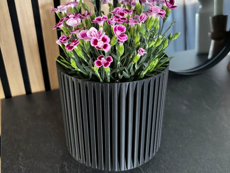 Stylischer Blumentopf