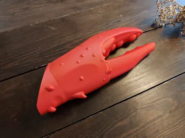 Modelo para impresión 3D: Crayfish / Lobster Claw Glove — vista de referencia 4