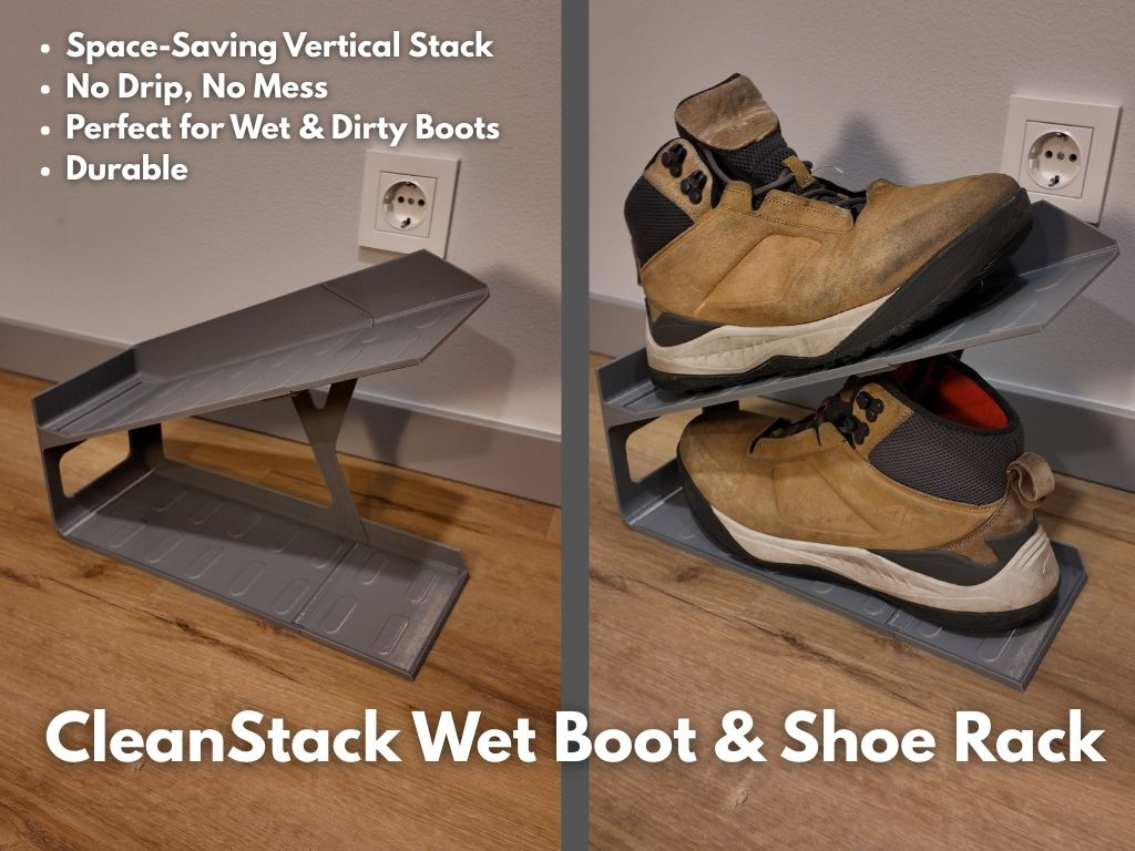 CleanStack Wet Boot & Shoe Rack