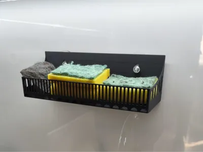 Wall-Mounted Sponge & Soap Holder