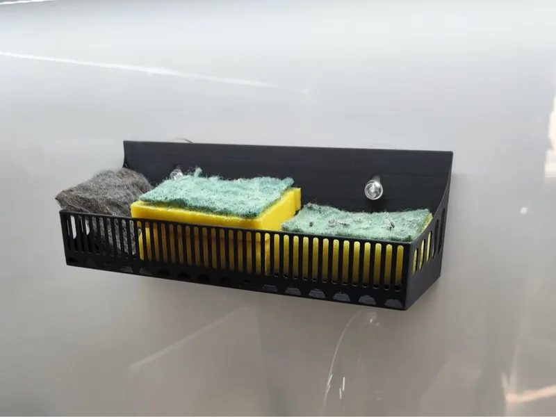 Wall-Mounted Sponge & Soap Holder