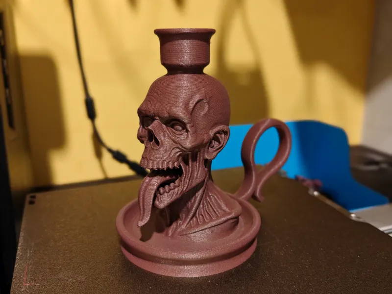 Gothic Zombie Candle Holder – Spooky Home Decor