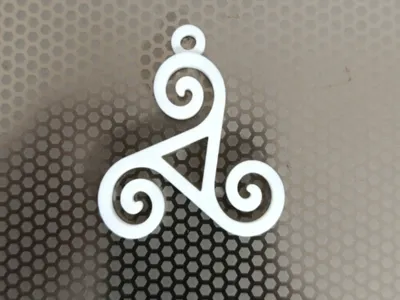 Triskel Keychain