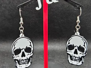 Skull earrings