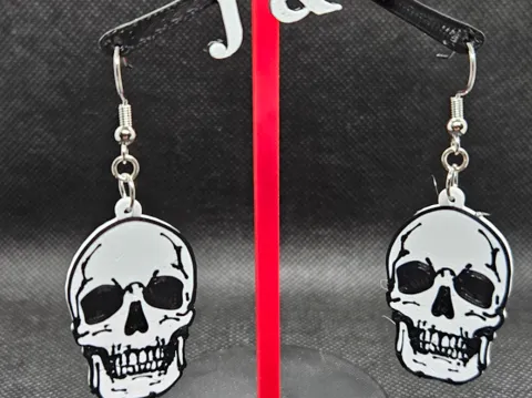Skull earrings