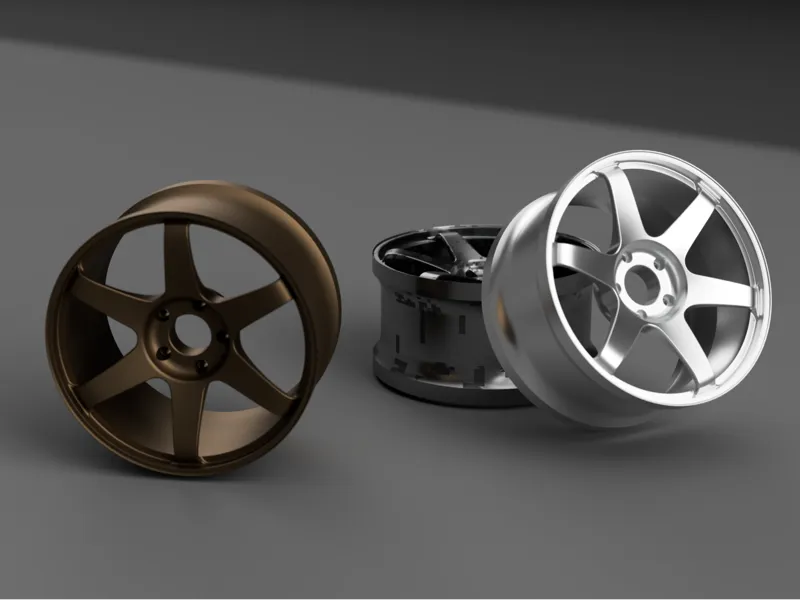 Volk Racing TE37 Model/Keychain
