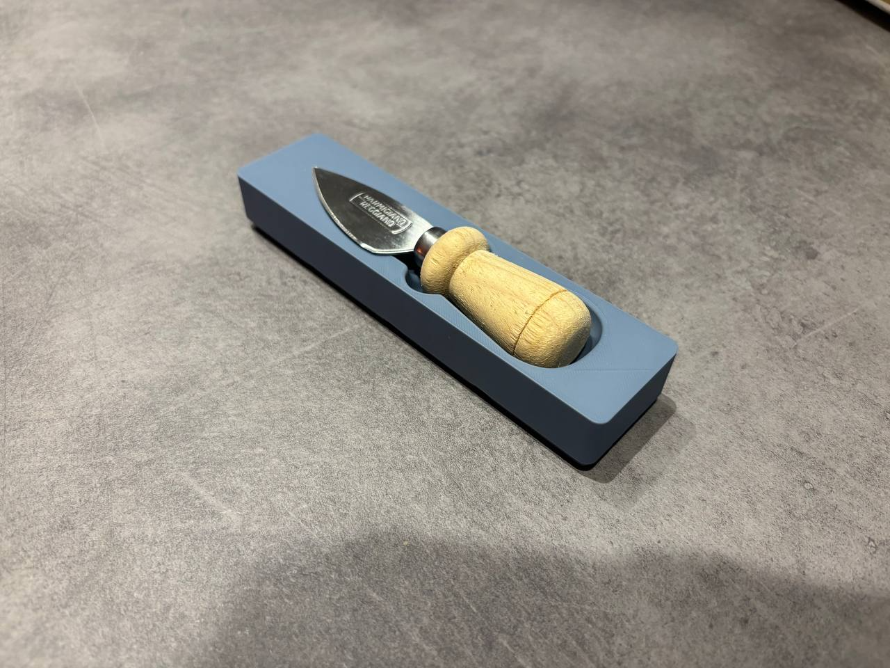 Gridfinity Kitchen Drawer Cheese Knife 