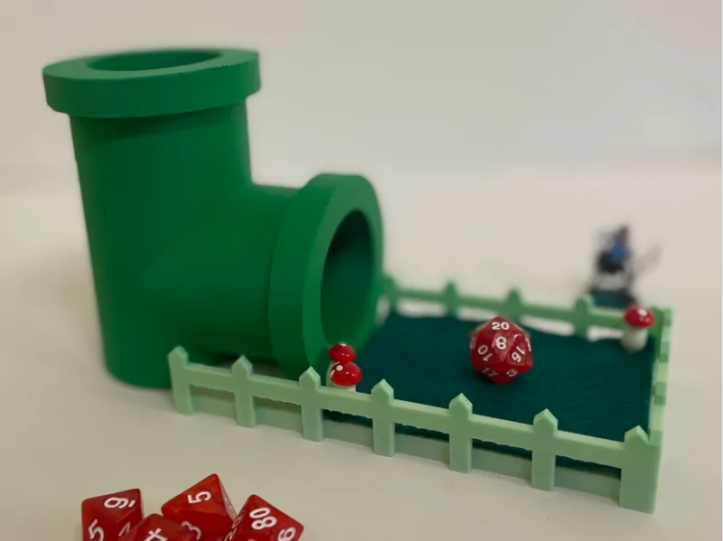 Warp Pipe Dice Tower
