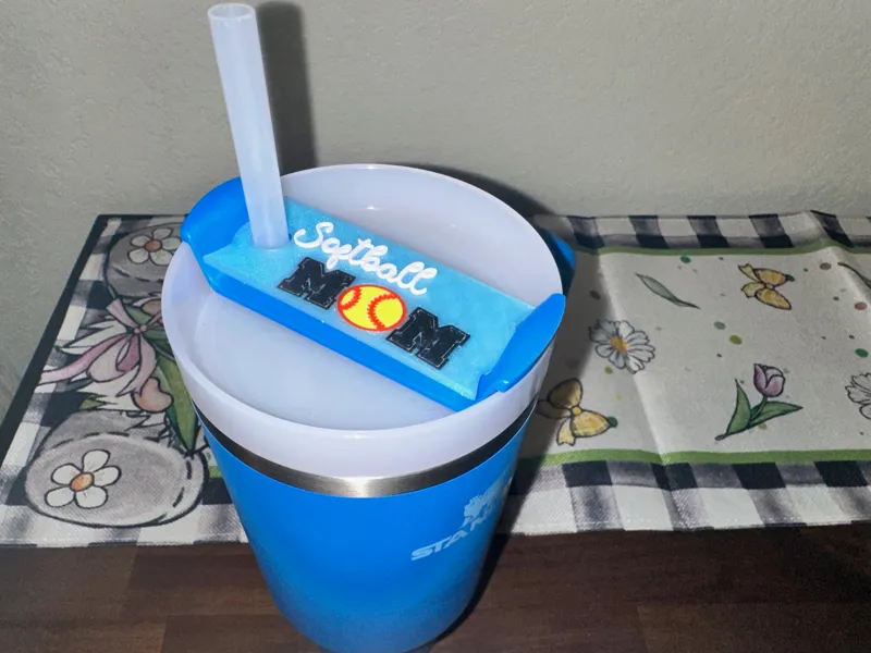Softball Mom - Stanley 40oz Lid Topper