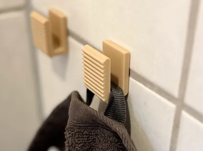 Minimal Adhesive Wall Hook -No Drill Towel Holder