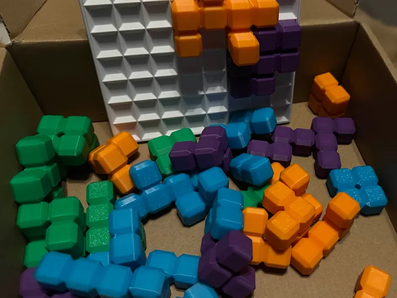 Magnetized 3D Block Game