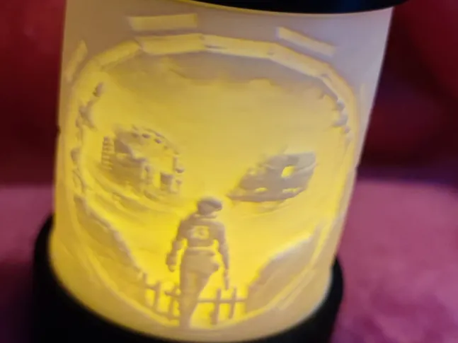 Fallout Litho klein für LED Teelicht