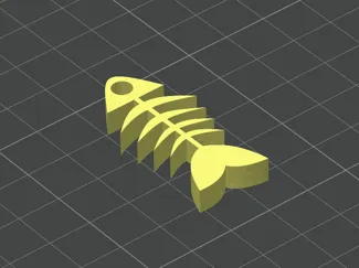 Fish keychain