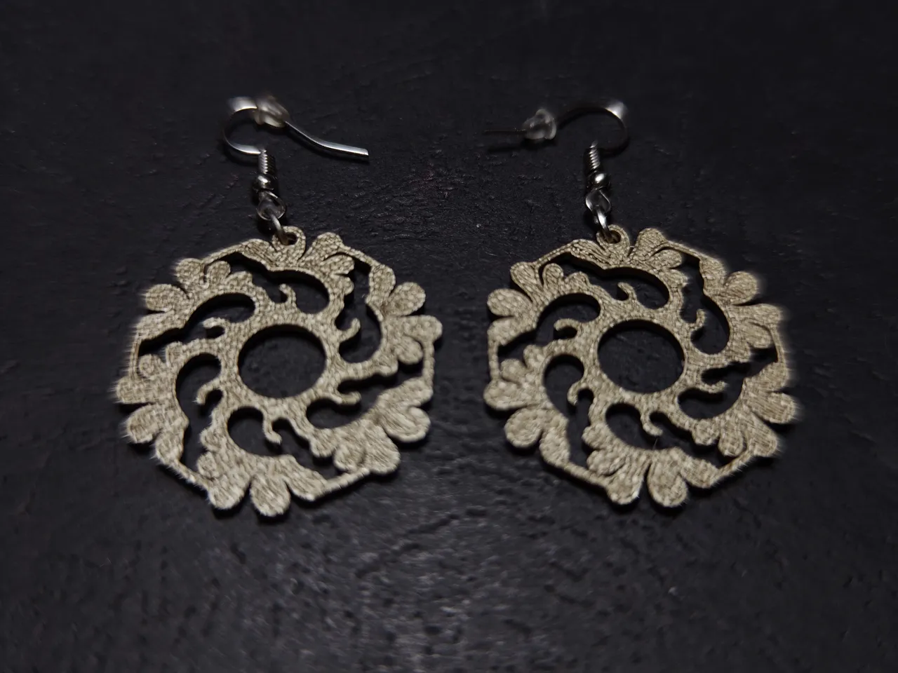 Spiral Bloom Earrings view 3