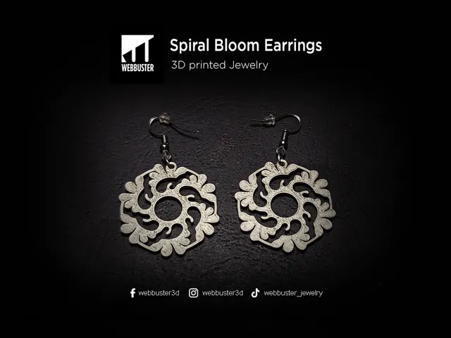Spiral Bloom Earrings